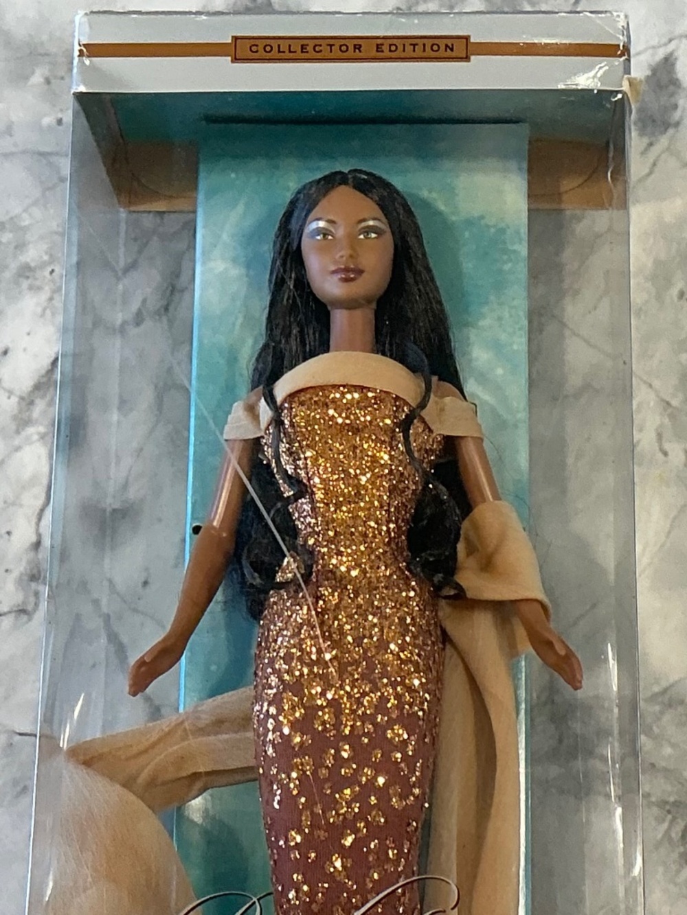 Birthstone Collection African American Barbie Doll Miss November Topaz